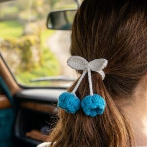 The BloomLoop Multipurpose Charm (Hand-crocheted accessories for bags, cars, and hair.)